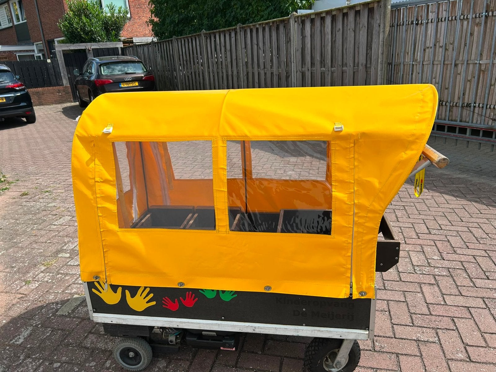 Elektrische bolderkar met huif - ideaal voor kinderopvang, Ophalen, Gebruikt, Overige typen