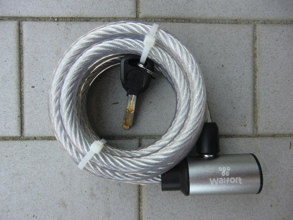 Nieuwe kabelsloten met 2 sleutels of gebruikte met 1 sleutel, Ophalen, Nieuw, Kabelslot