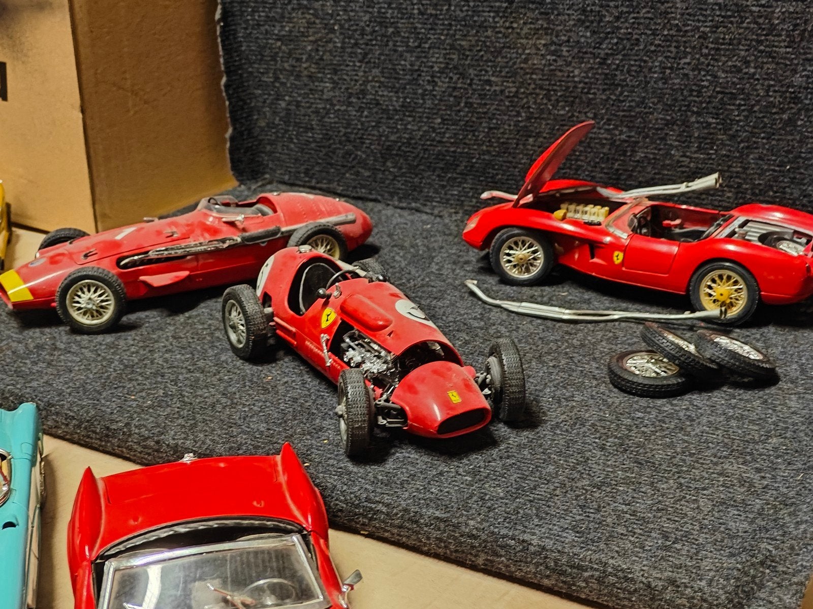 Ferrari 500 F2 diorama modelauto 1:18 Maserati, Ophalen of Verzenden, Overige merken