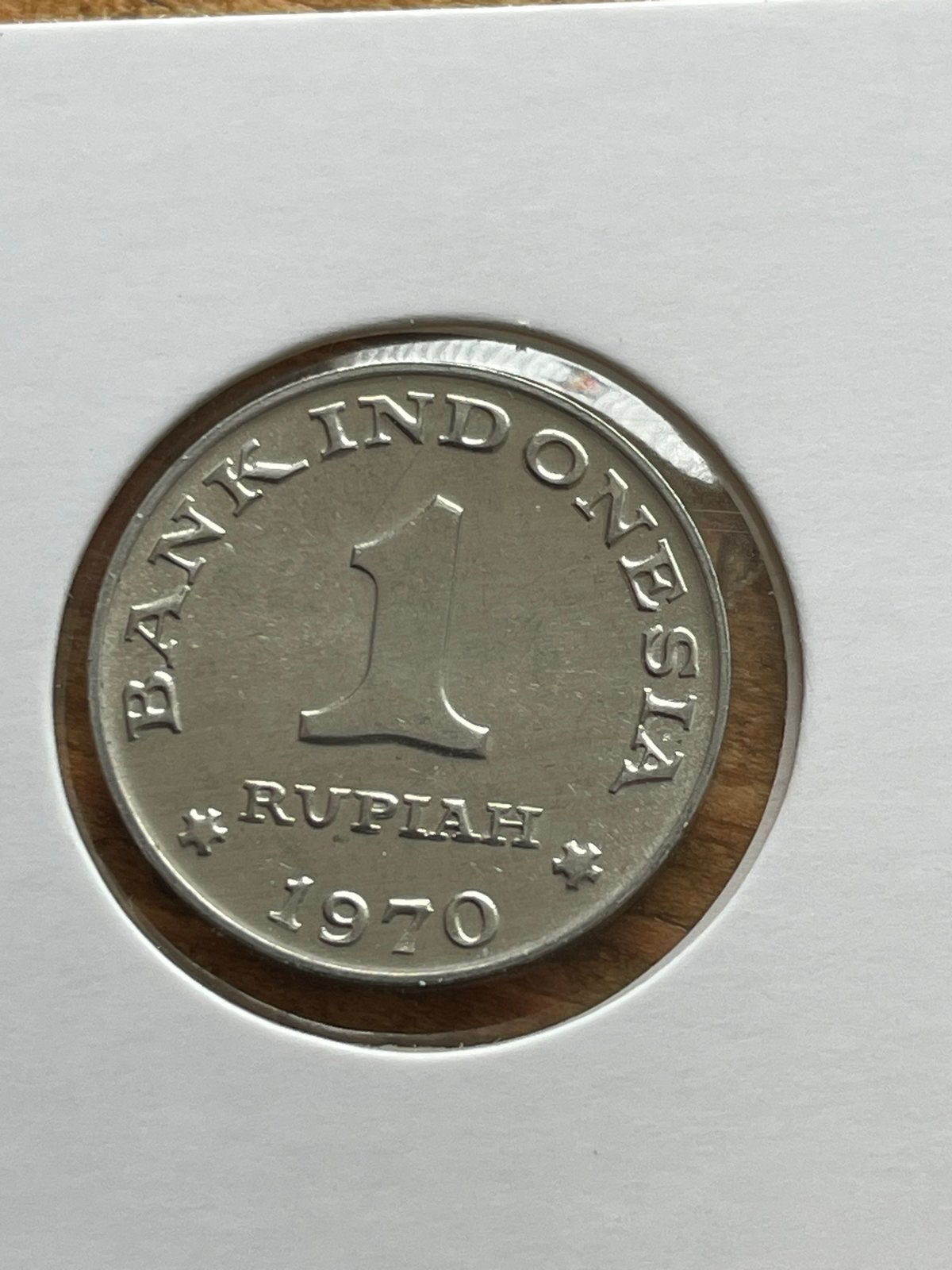 Indonesische 1 Rupiah munt 1970, Ophalen of Verzenden, Zuidoost-Azië, Losse munt