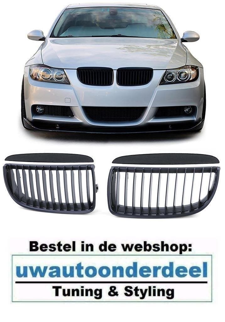 Grill Mat Zwart Enkele M Spijl Voor Bmw 3 serie E90 E91, Verzenden, Automotive Parts, A.parts@hotmail.nl, Trasmolenlaan 12 3447 GZ Woerden