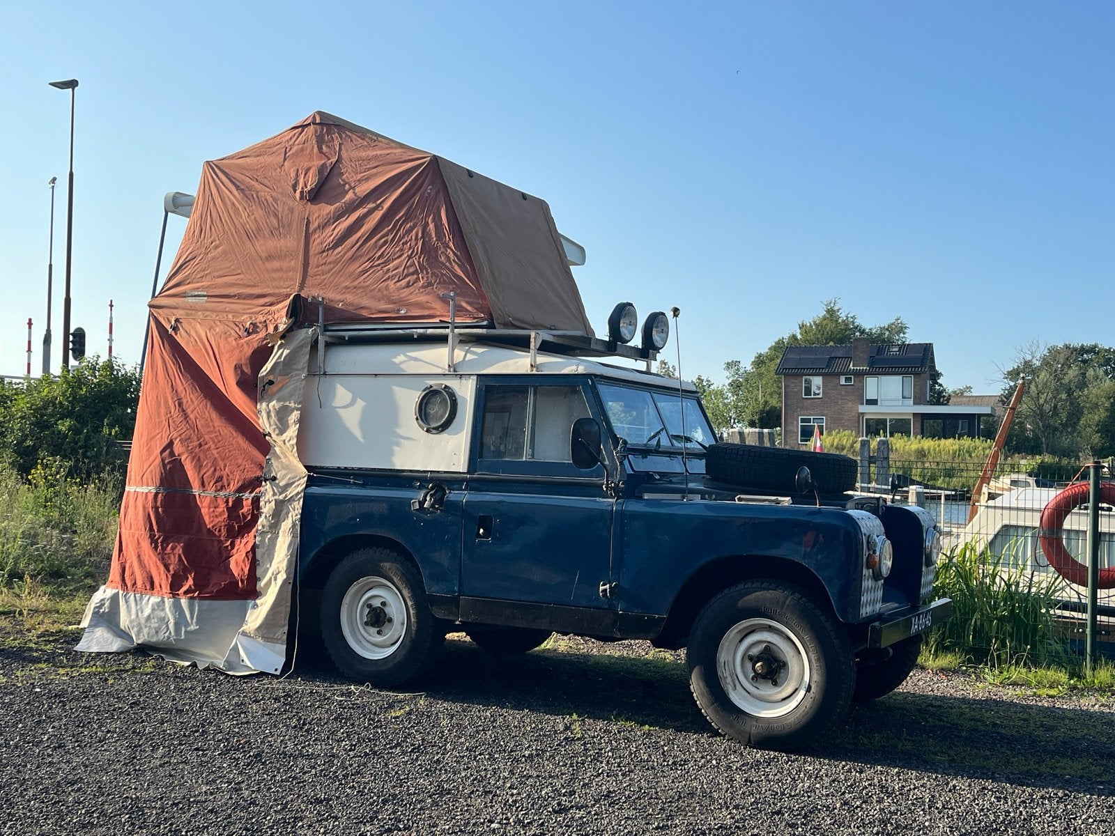 Land Rover 88 Truck CAB 1968, 2286 cc, Land Rover, 4 cilinders, Origineel Nederlands