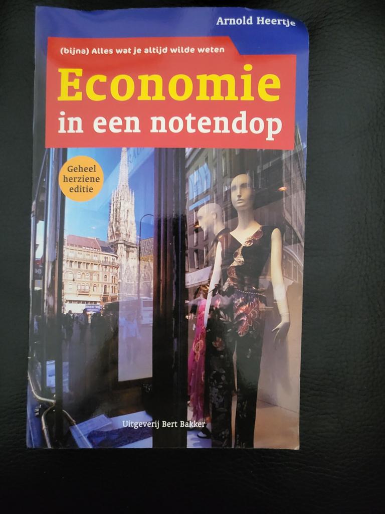Economie in een notendop - Arnold Heertje, Boeken, Ophalen, Gelezen, Economie en Marketing, Arnold Heertje
