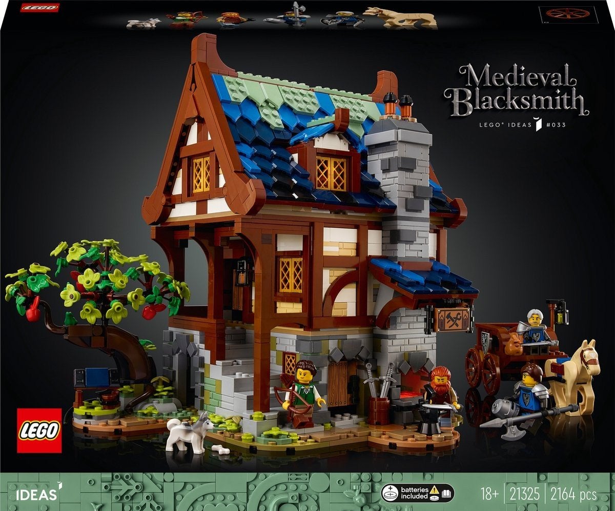 LEGO Ideas - Medieval Blacksmith - 21325
Merk:LEGO
•, Ophalen, Zo goed als nieuw