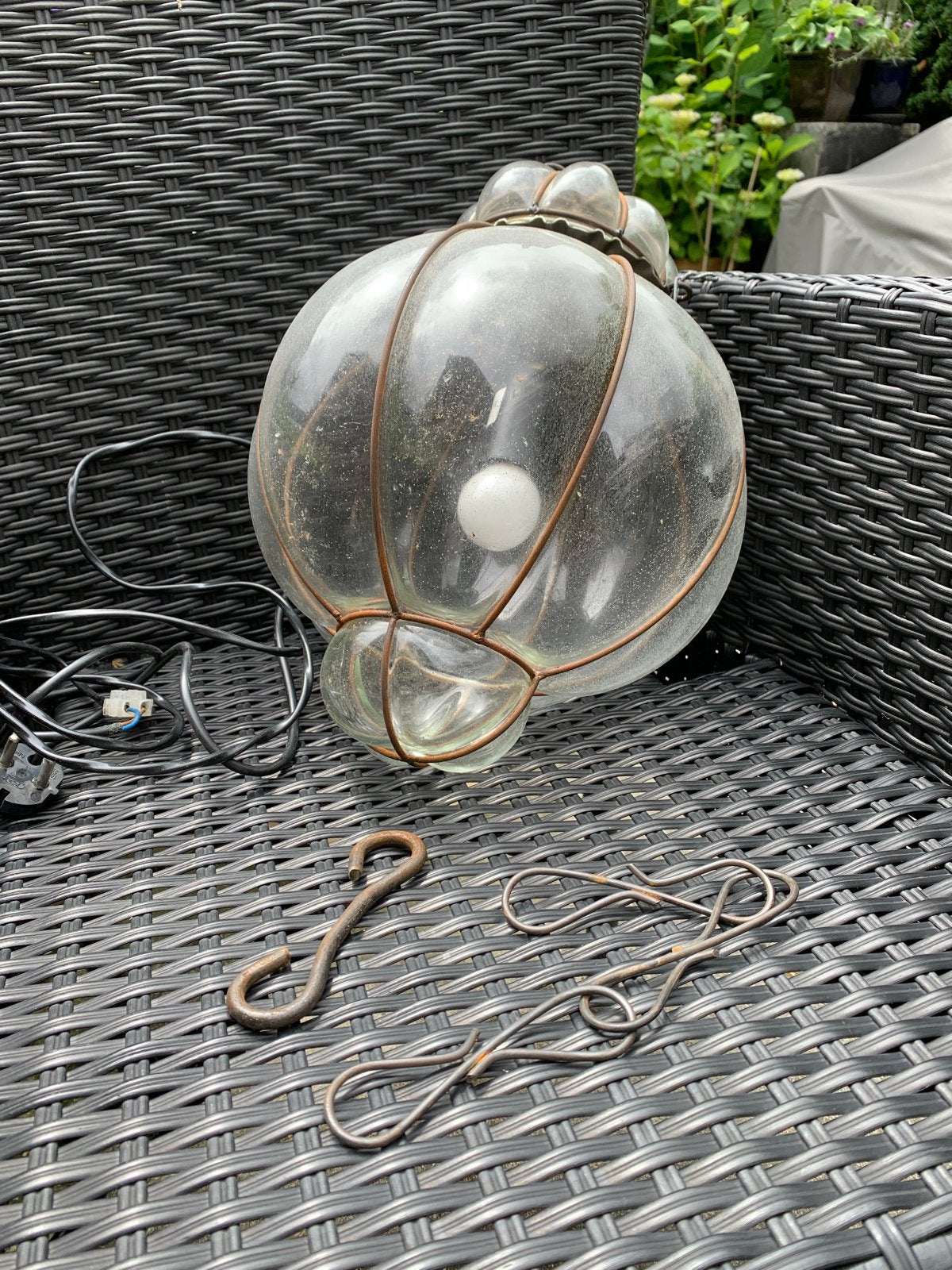 Een zo geheten: Venetiaanse hanglamp., Antiek en Kunst, Antiek | Lampen, Ophalen