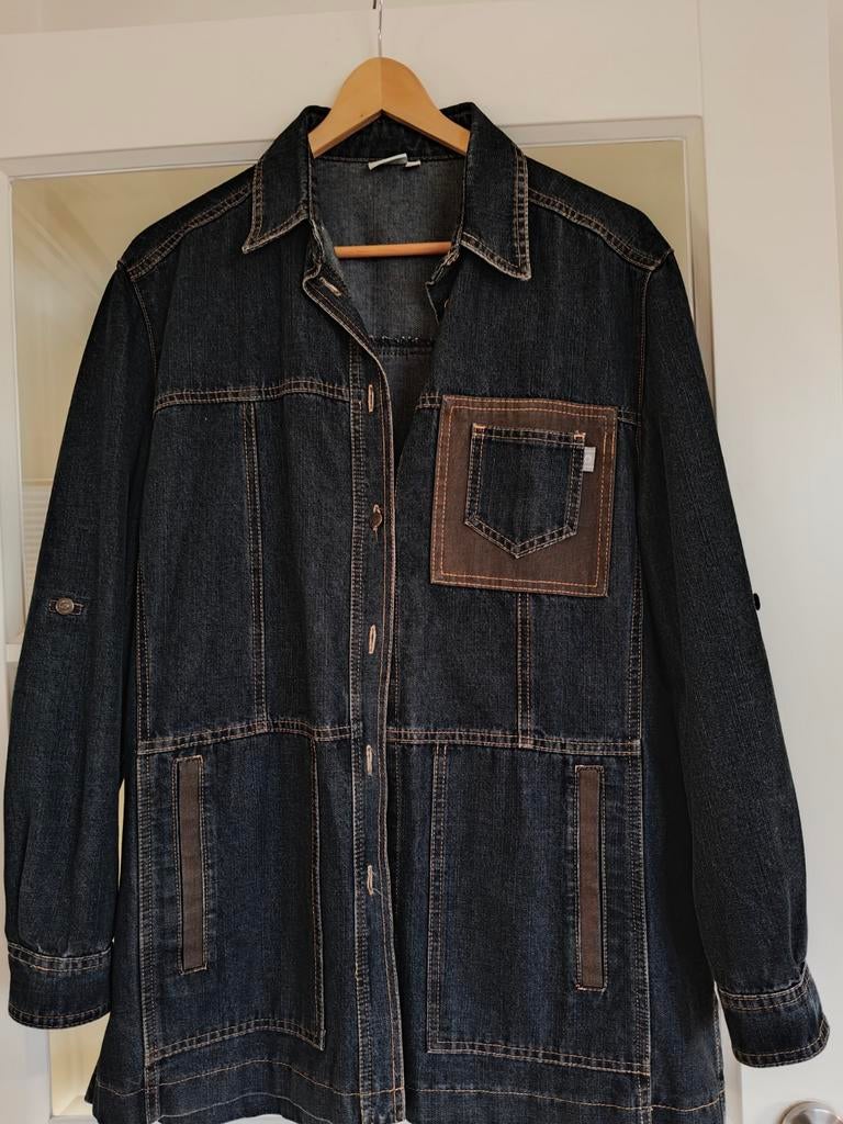 Oversized denim jas, Dreamstar, Blauw, Maat 42/44 (L), Ophalen of Verzenden