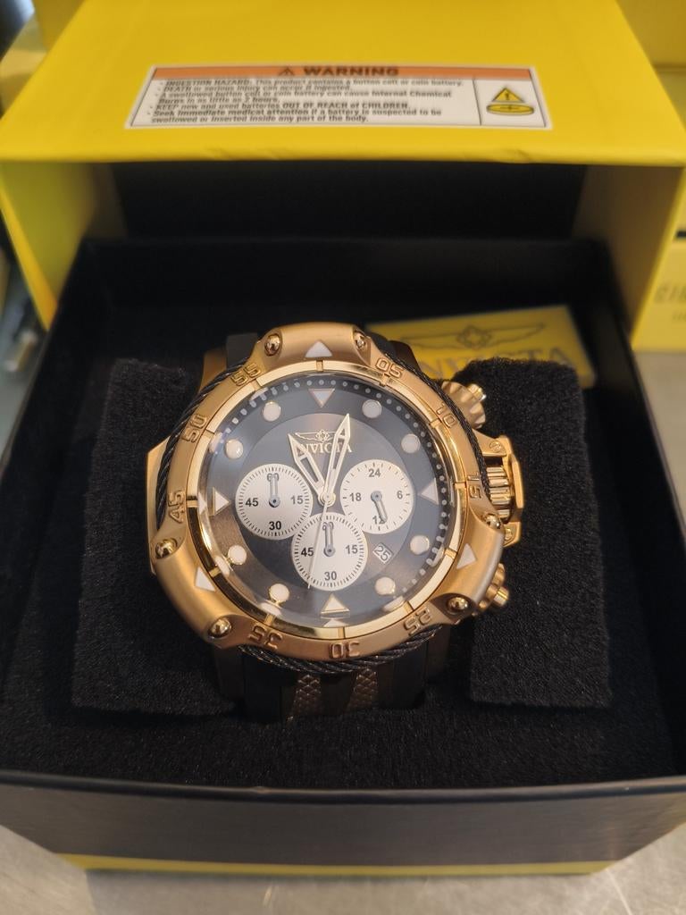 Invicta Subaqua Heren Horloge 55mm - Nieuw uit Collectie, Overige merken, Staal, Polshorloge, Nieuw
