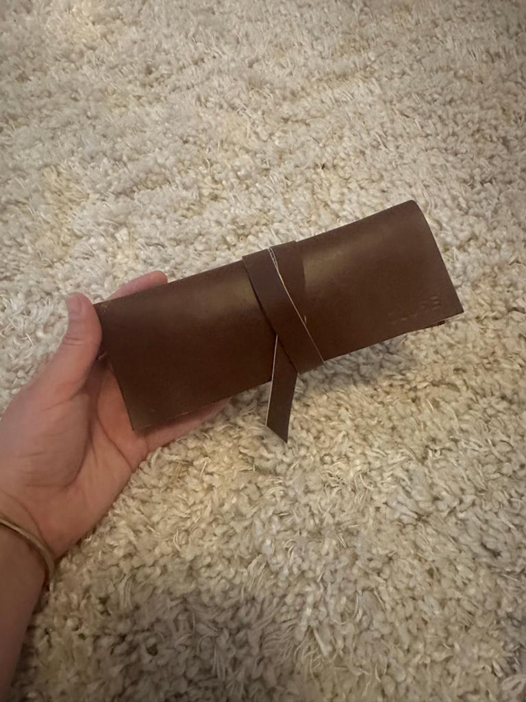 Cluse horloge etui bruin - ook te gebruiken als brillenkoker, Ophalen of Verzenden, Zo goed als nieuw