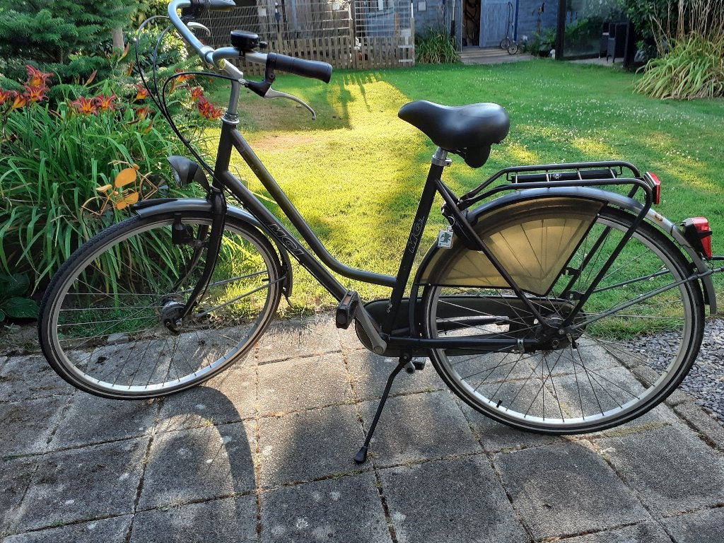 te koop Mgi damesfiets, Fietsen en Brommers, Fietsen | Dames | Damesfietsen, Gebruikt, Versnellingen, 50 tot 53 cm, Trommelrem
