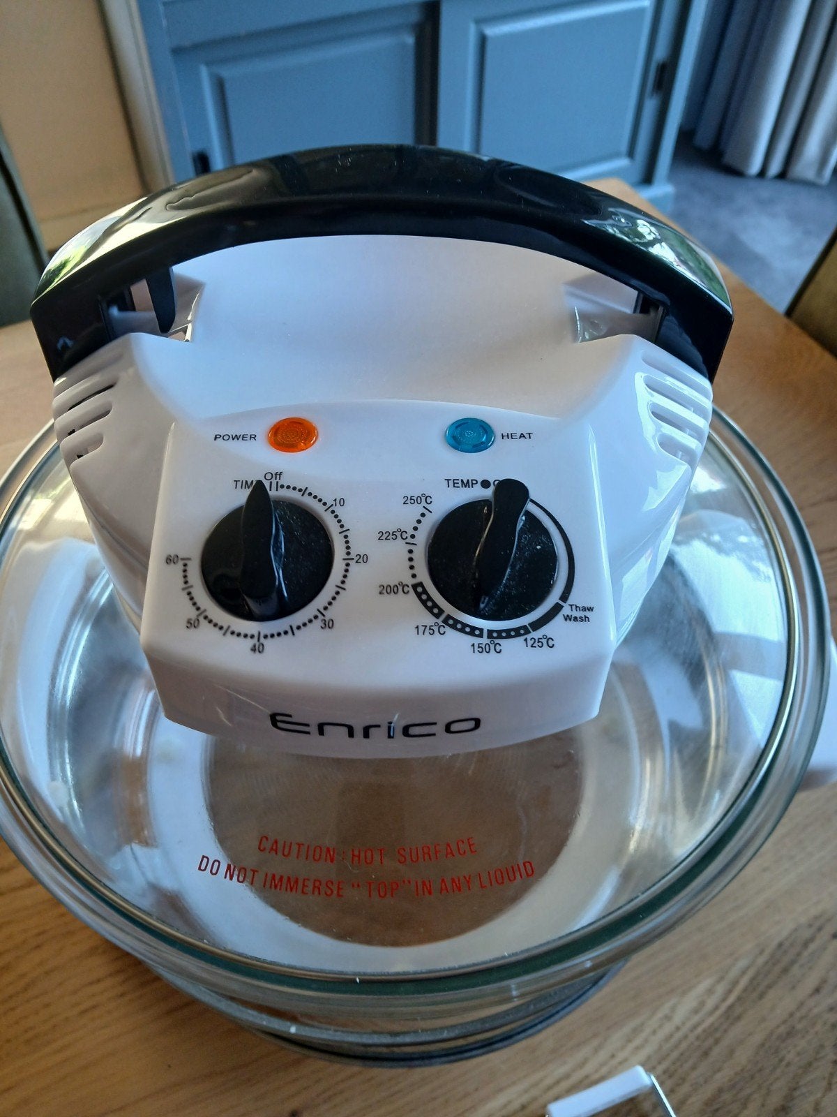 Halogeen oven / airfryer, Ophalen, Hete lucht, Minder dan 45 cm