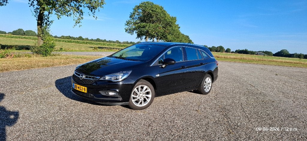 Opel Astra 1.4 Turbo 92KW Sports Tourer innovation 2017, Voorwielaandrijving, 125 pk, 4 cilinders, Leder en Stof