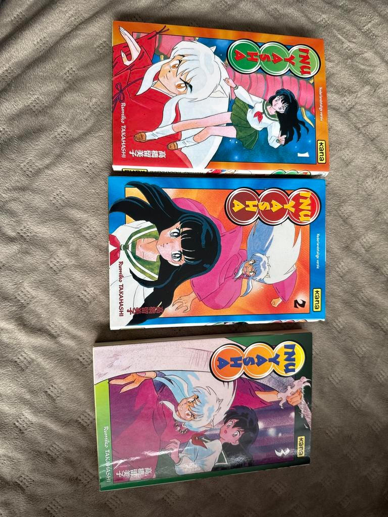 Inuyasha manga deel 1, 2 en 3, Meerdere stripboeken, Ophalen of Verzenden, Gelezen