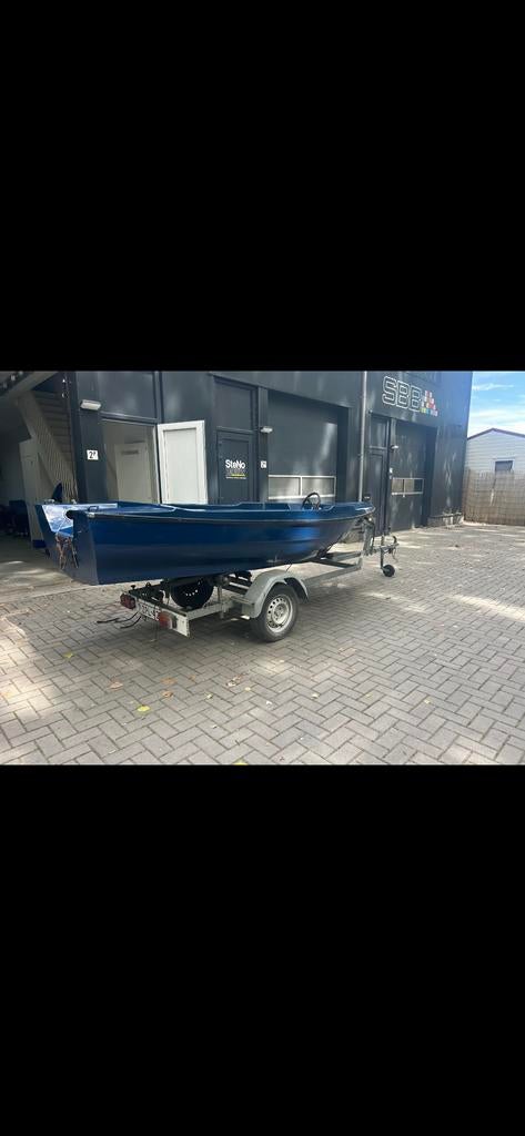 visboot/motorbootje, Watersport en Boten, Overige merken, Geen motor, Trailer, Zo goed als nieuw