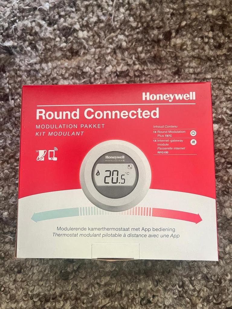 Honeywell Round Connected modulatie pakket, Ophalen, Slimme thermostaat, Nieuw