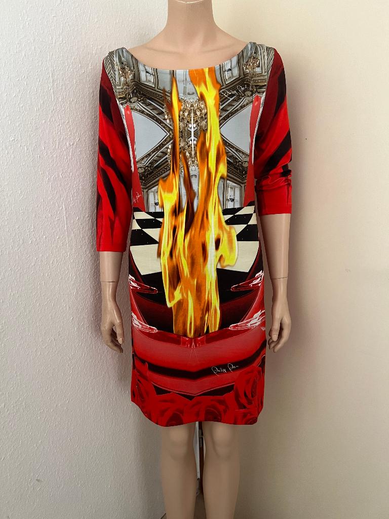 PHILIPP PLEIN  mooie jurk  MAAT  40  ALS NIEUW, Maat 38/40 (M), PHILIPP  PLEIN, Ophalen of Verzenden, Zo goed als nieuw