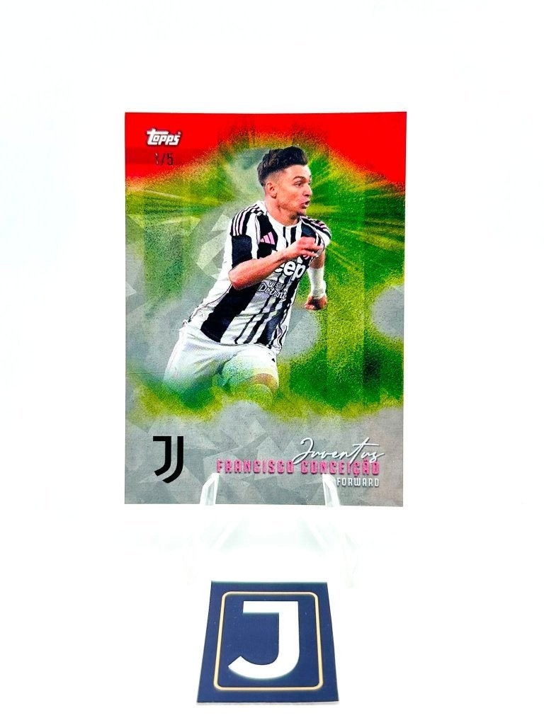 Francisco Conceição Topps 1/5 First Print SSP Juventus, Ophalen of Verzenden, Zo goed als nieuw, Plaatje