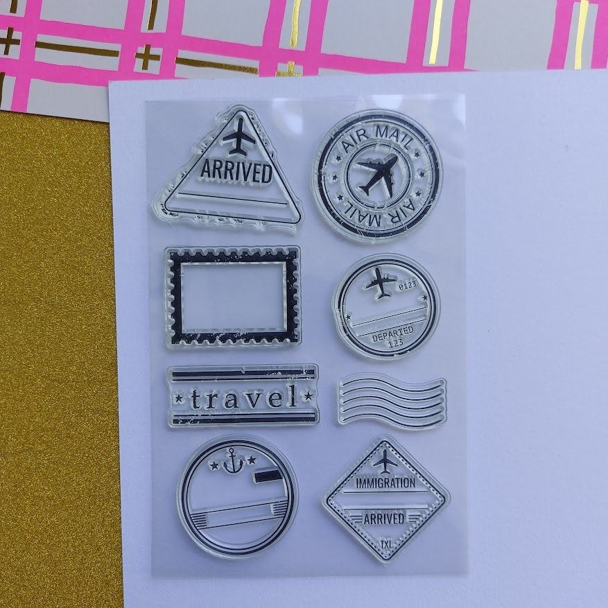 Clear Stamps post mailthema - letters brievenbus stempels, Ophalen of Verzenden, Nieuw, Clearstamp