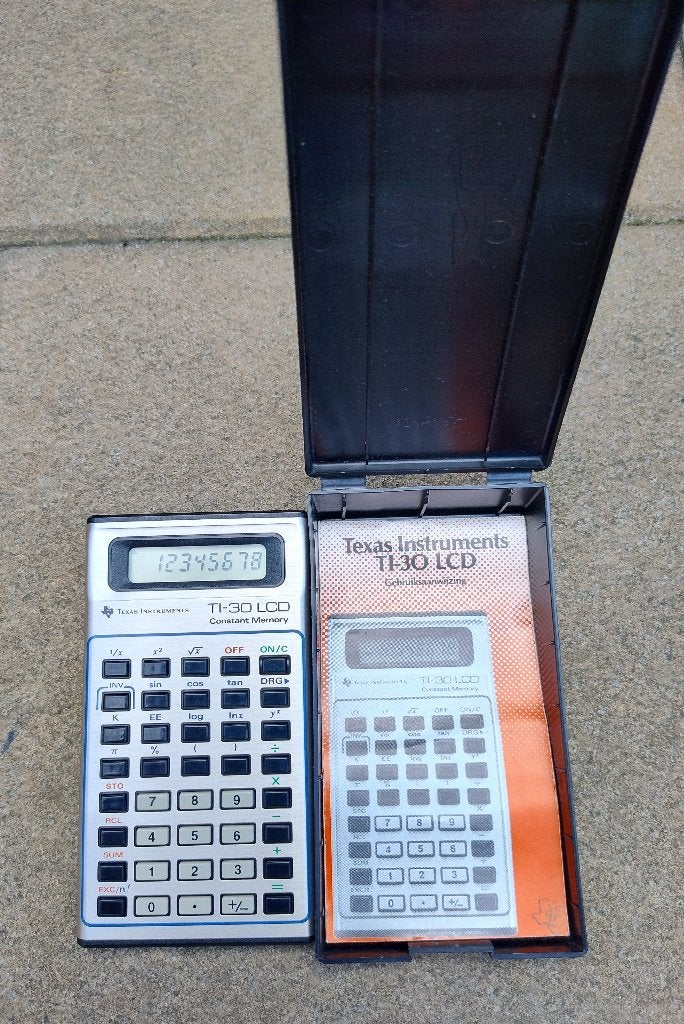 Texas Instruments TI-30 LCD, Diversen, Rekenmachines, Ophalen of Verzenden, Gebruikt
