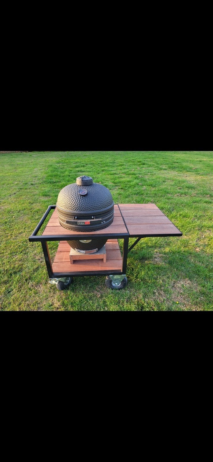 Robuuste bbq kar, Ophalen, Nieuw, Houtskool, Vrijstaand