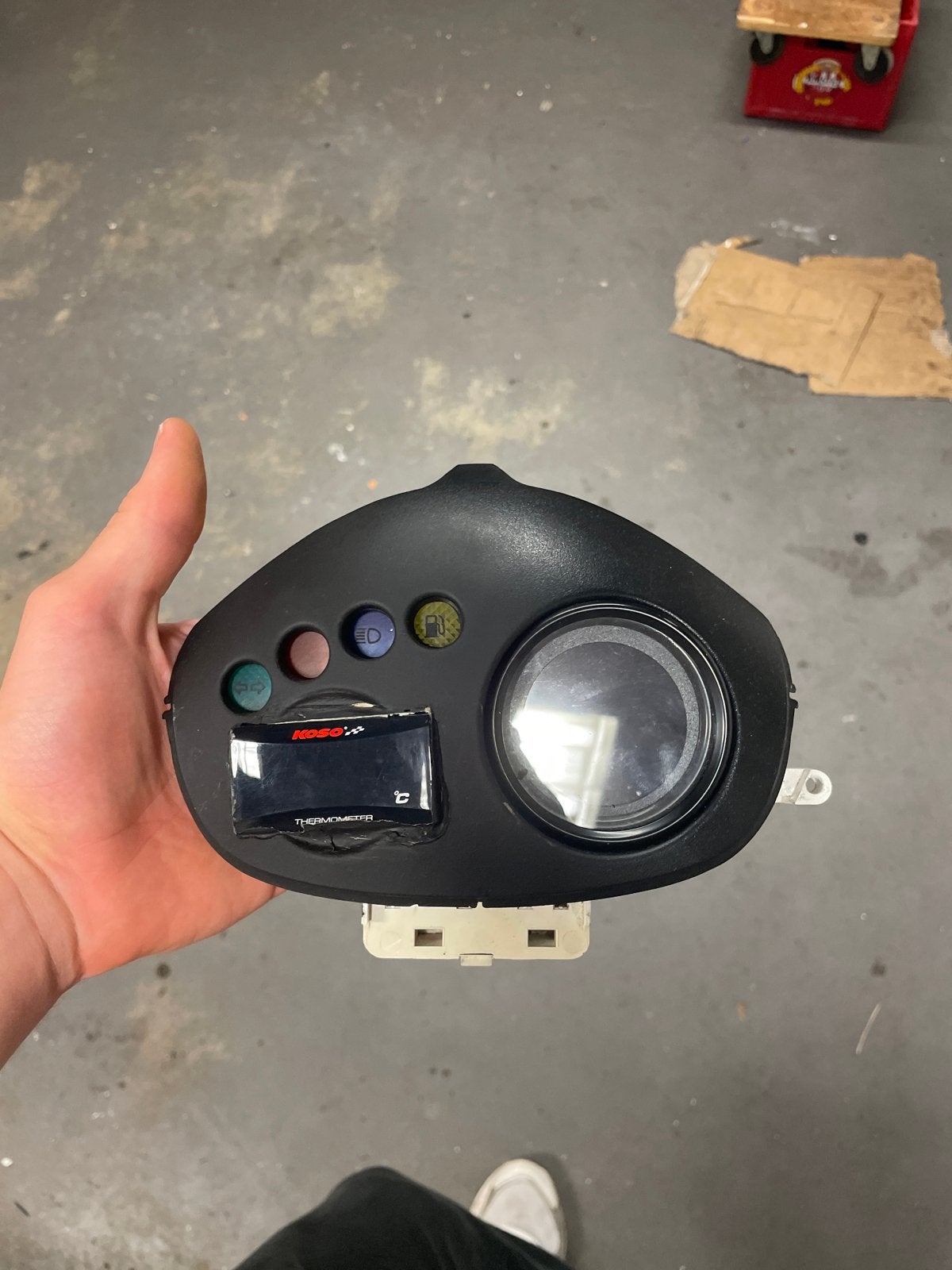 Zip cockpit met digitale teller en Kosso meter, Ophalen of Verzenden, Gebruikt, Overige typen, Piaggio
