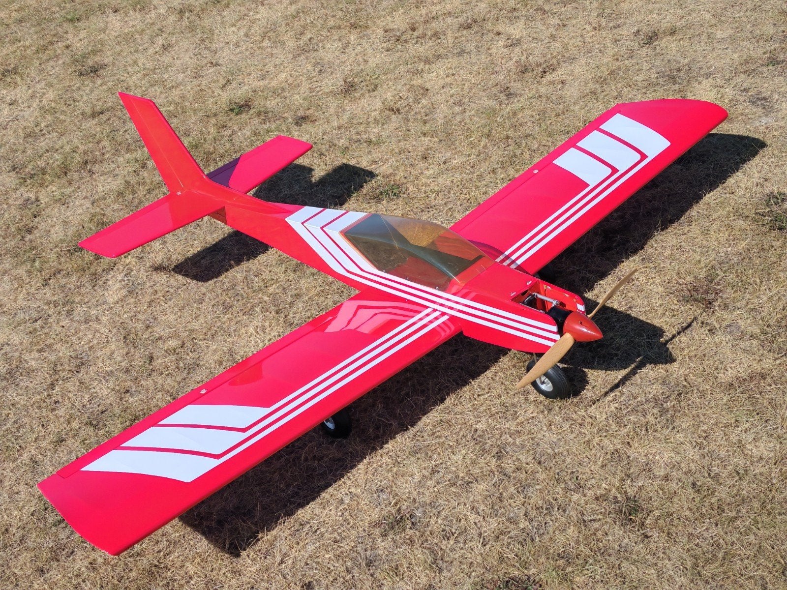 Tiger 60 Carl Goldberg 180cm Elektro RC Vliegtuig, Ophalen, Zo goed als nieuw, Elektro