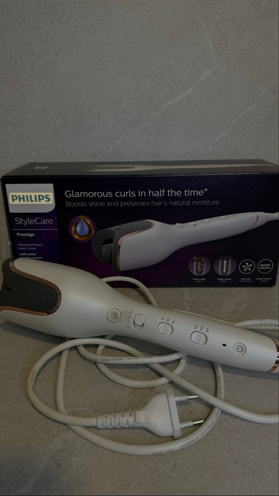 Philips StyleCare Prestige Automatische Krultang, Sieraden, Tassen en Uiterlijk, Uiterlijk | Haarverzorging, Ophalen, Zo goed als nieuw
