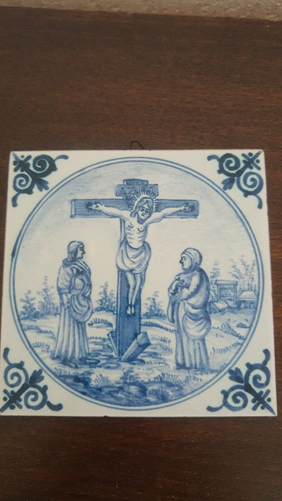 Bijbelse tegels, Ophalen of Verzenden, Zo goed als nieuw, Overige typen, Christendom | Katholiek