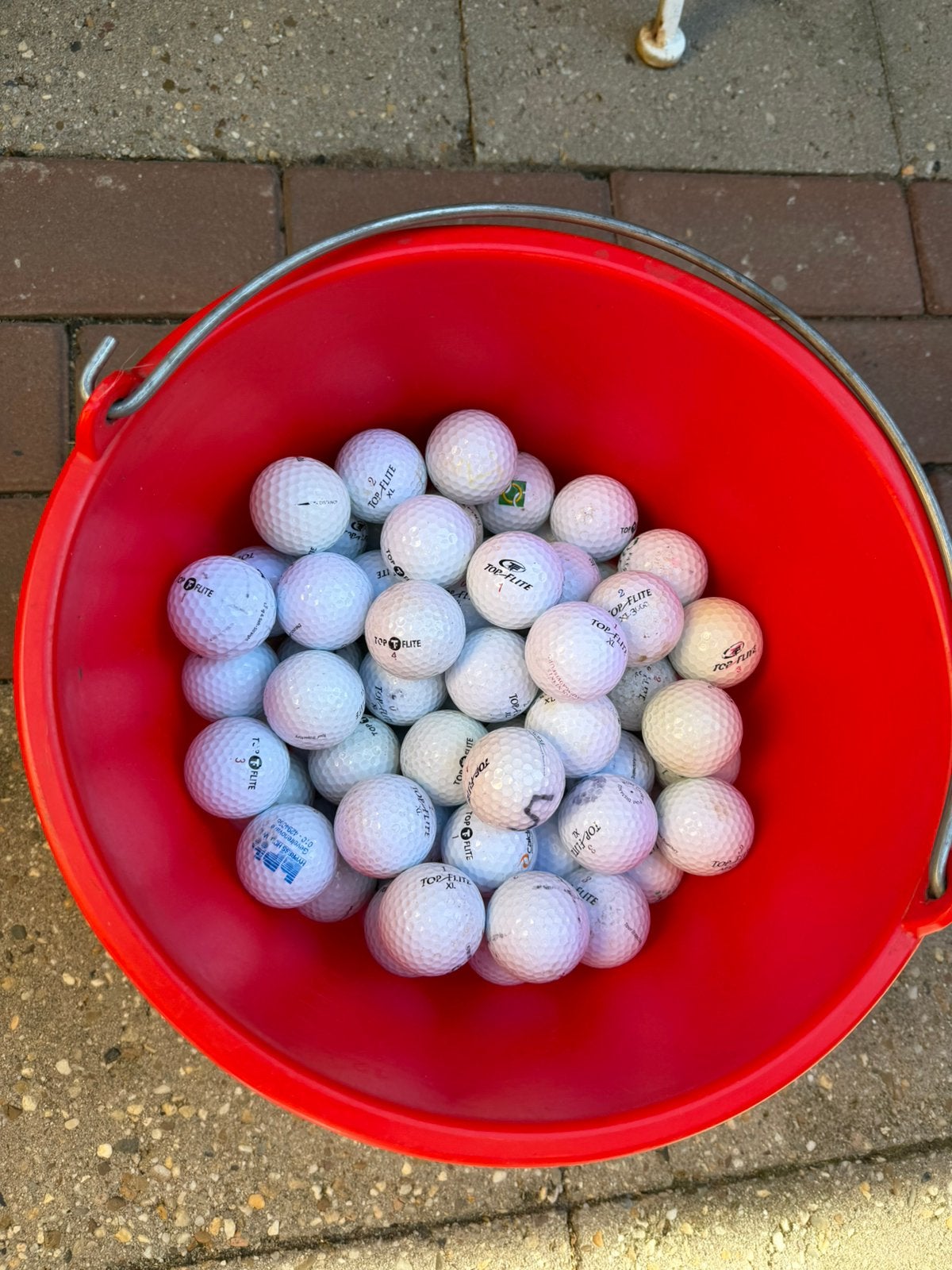 200 Top Flite golfballen, Overige merken, Gebruikt, Bal(len), 6603EB