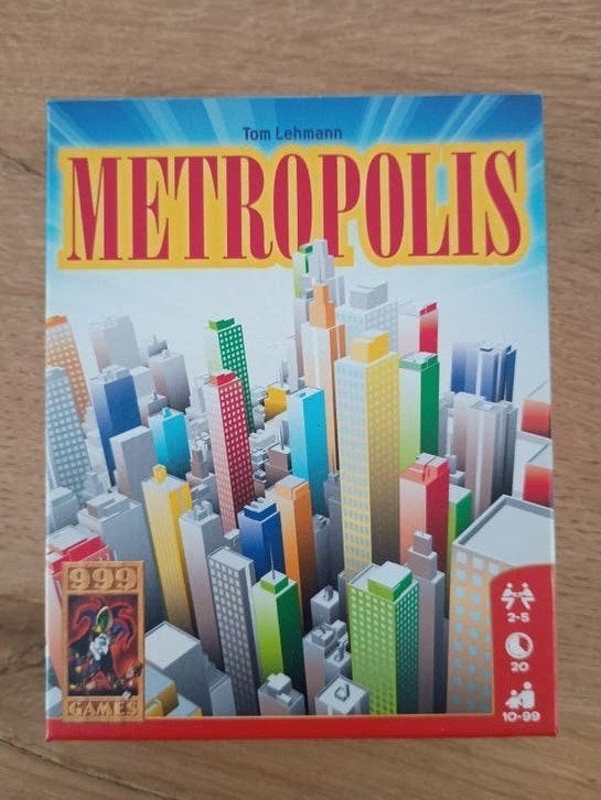 Metropolis spel - als nieuw, Hobby en Vrije tijd, Gezelschapsspellen | Kaartspellen, Drie of vier spelers, Ophalen of Verzenden