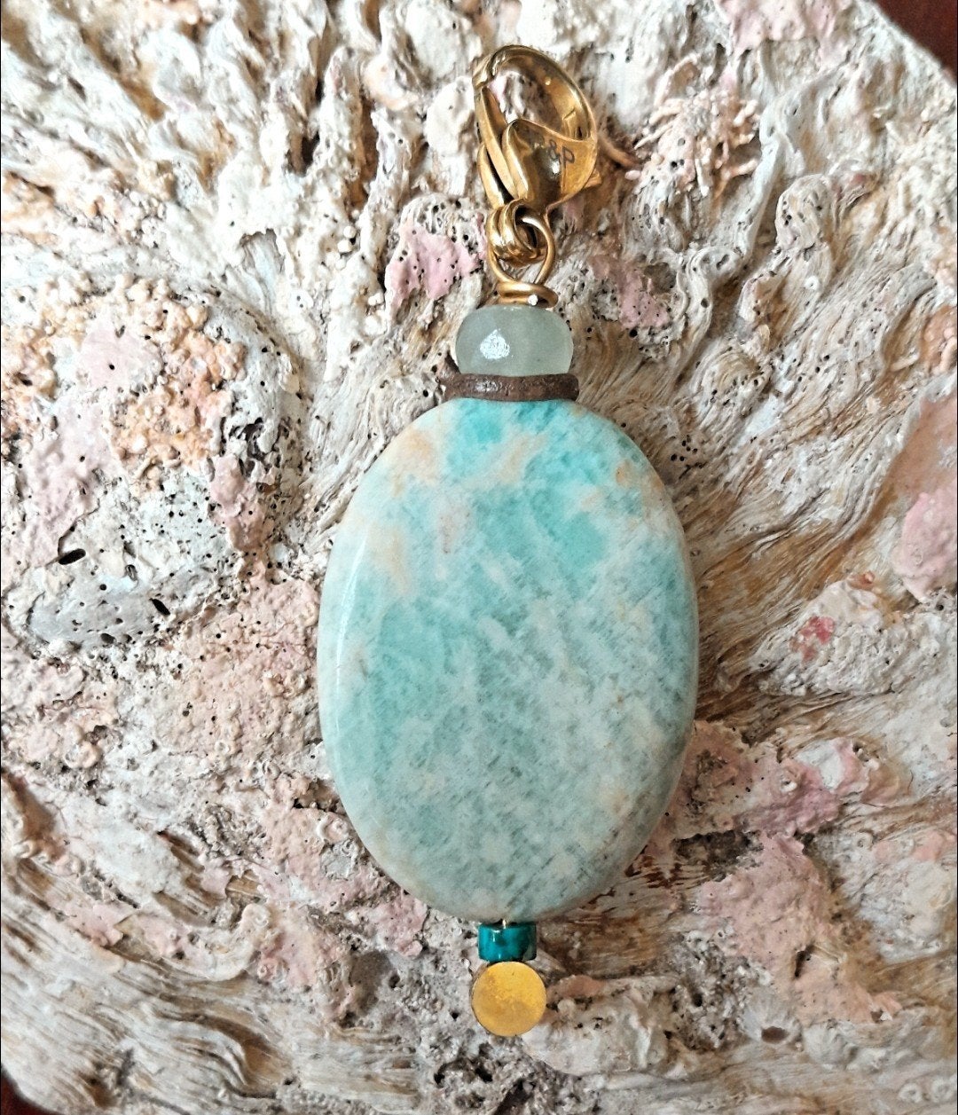 hanger Pimps & Pearls, Sieraden, Tassen en Uiterlijk, Overige merken, Zo goed als nieuw, 1 bedel, Edelsteen