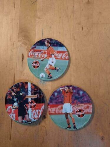 Coca-cola - onderzetters met voetballers, Verzamelen, Ophalen of Verzenden, Buitenlandse clubs, Overige typen