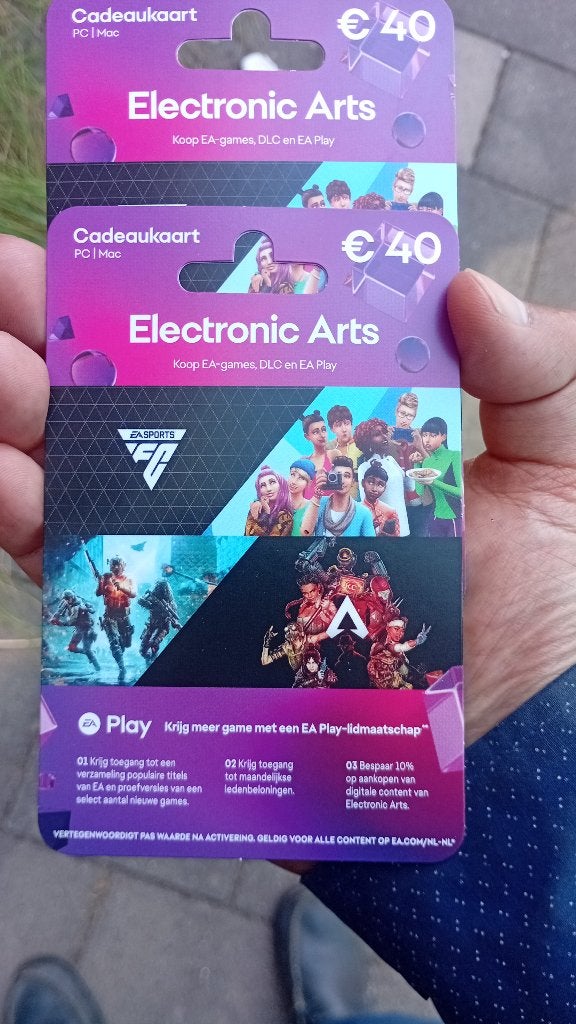 Gaming tegoed €80 electronic arts, Computers en Software, Educatie- en Cursussoftware, Ophalen of Verzenden, Nieuw, Overige typen
