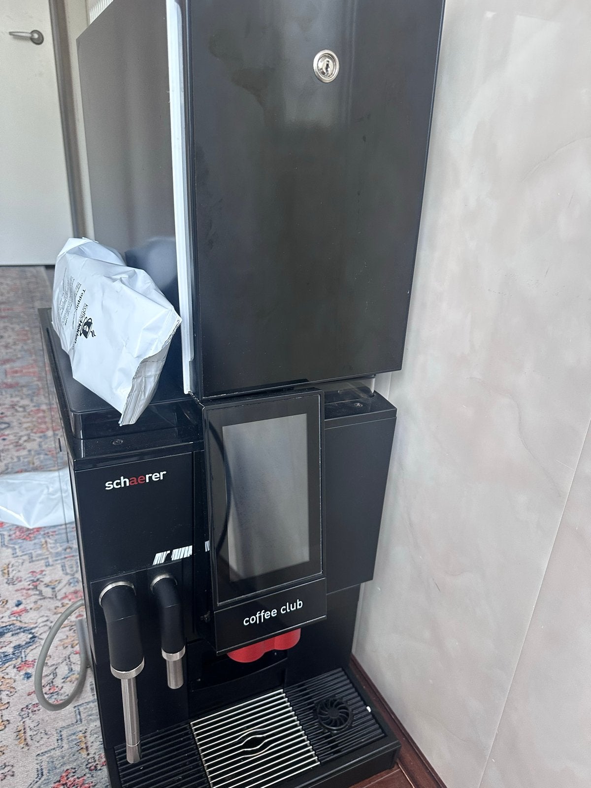 Schaerer Coffee Club Koffiemachine - Zo goed als nieuw, Ophalen, 10 kopjes of meer, Koffiemachine, Koffiebonen