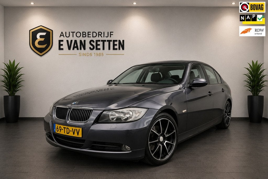 BMW 3-serie 325i High Executive LPG-G3 UNIEK, Automaat, 745 kg, Achterwielaandrijving, Zwart