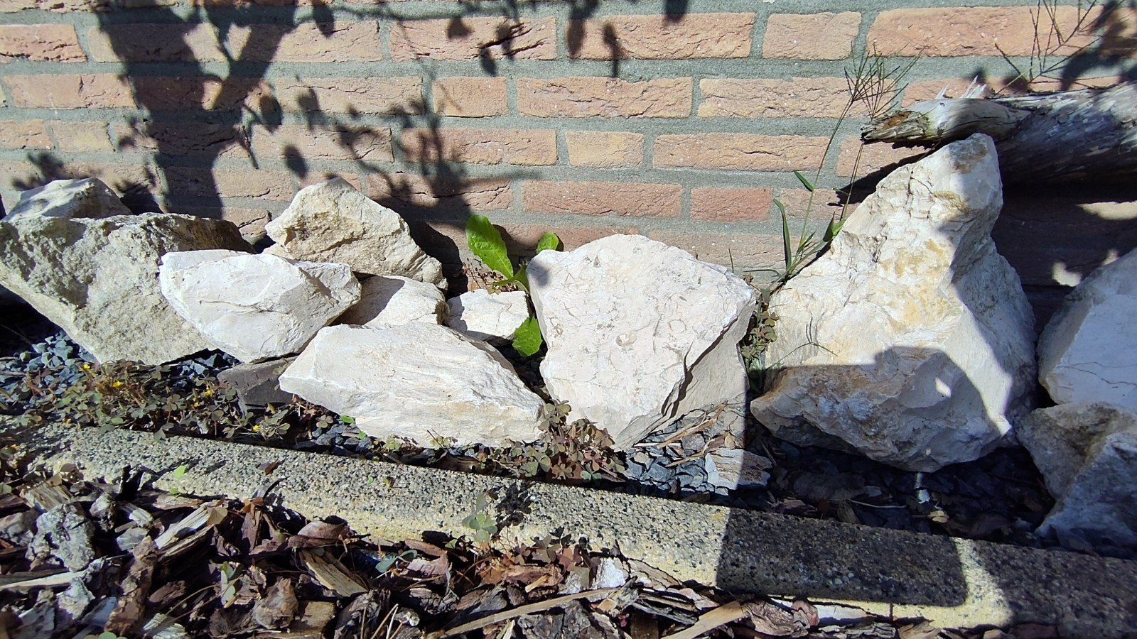 Sierstenen voor tuin of decoratie, Ophalen, Gebruikt, Wit, Kei