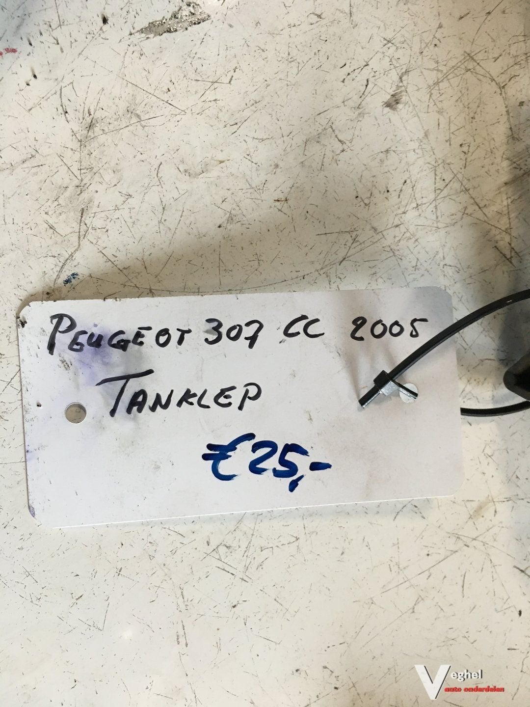 Peugeot 307 CC 2005 Tankklep, Gebruikt, -, Deur, -