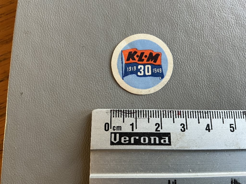 Sluitzegel KLM, Verzenden, Postfris, Vliegtuigen