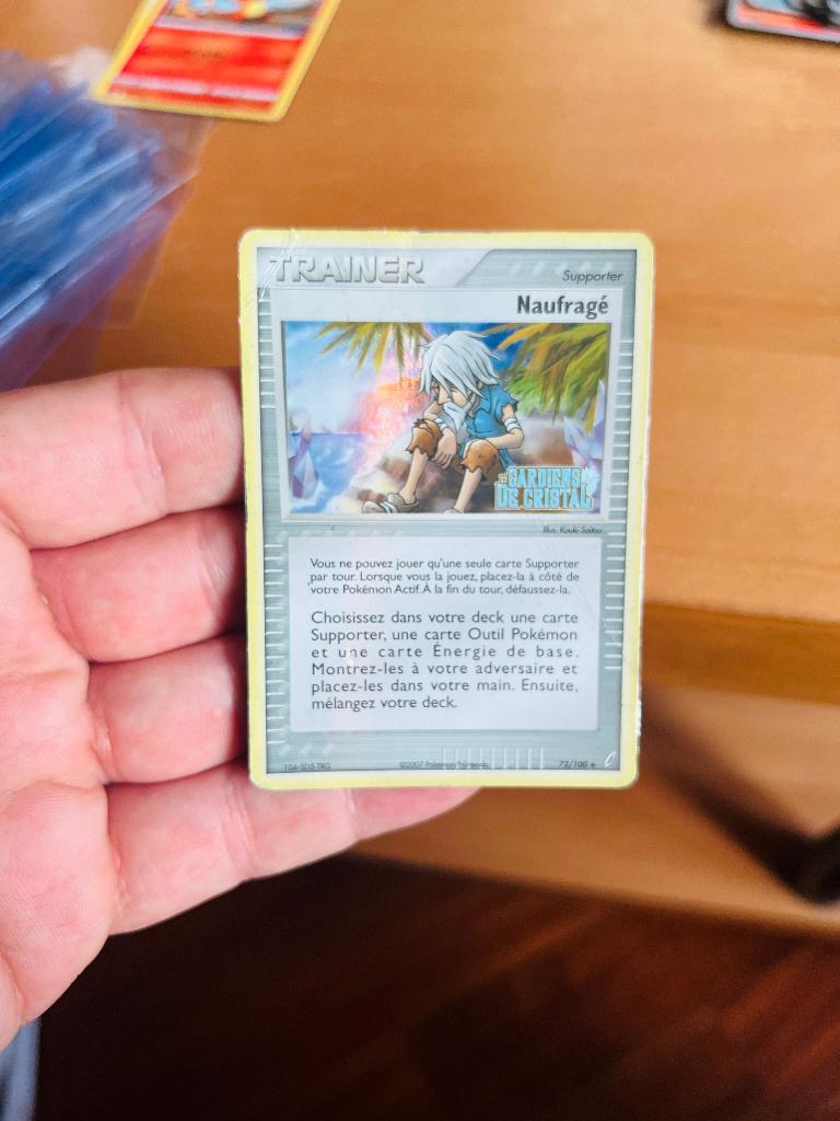 Castaway 72/100 Reverse Holo Ex Crystal Guardians Pokemon, Verzenden, Zo goed als nieuw, Losse kaart, Foil