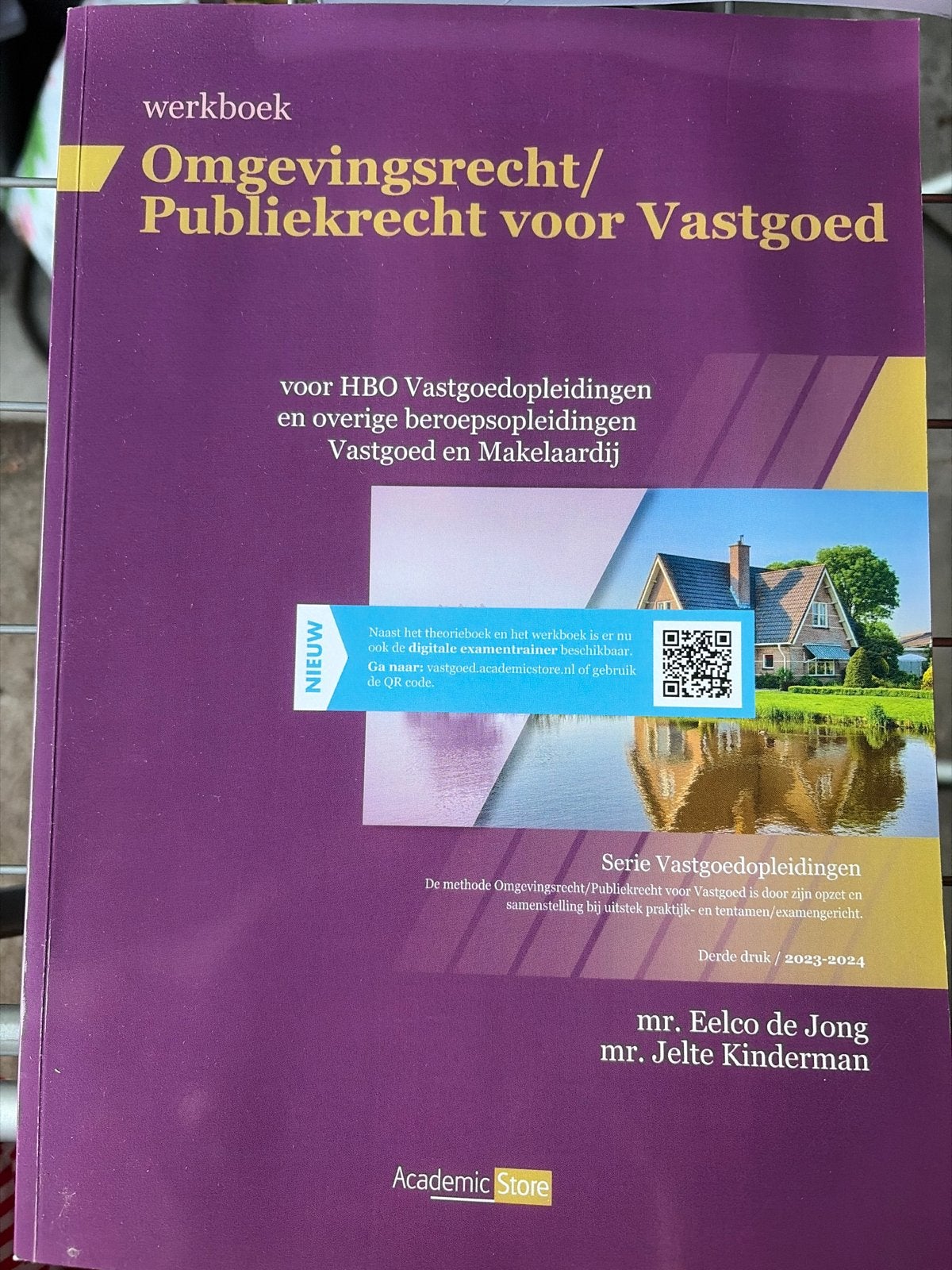 Werkboek Omgevingsrecht/Publiekrecht voor Vastgoed, Verzenden, Gamma, Nieuw, HBO