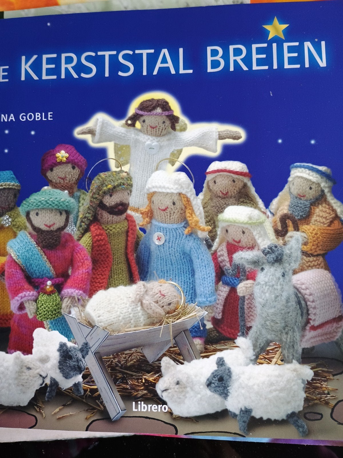 Boek: Kerstversieringen Breien & De Kerststal Breien, Ophalen, Zo goed als nieuw, Breien, Patroon of Boek