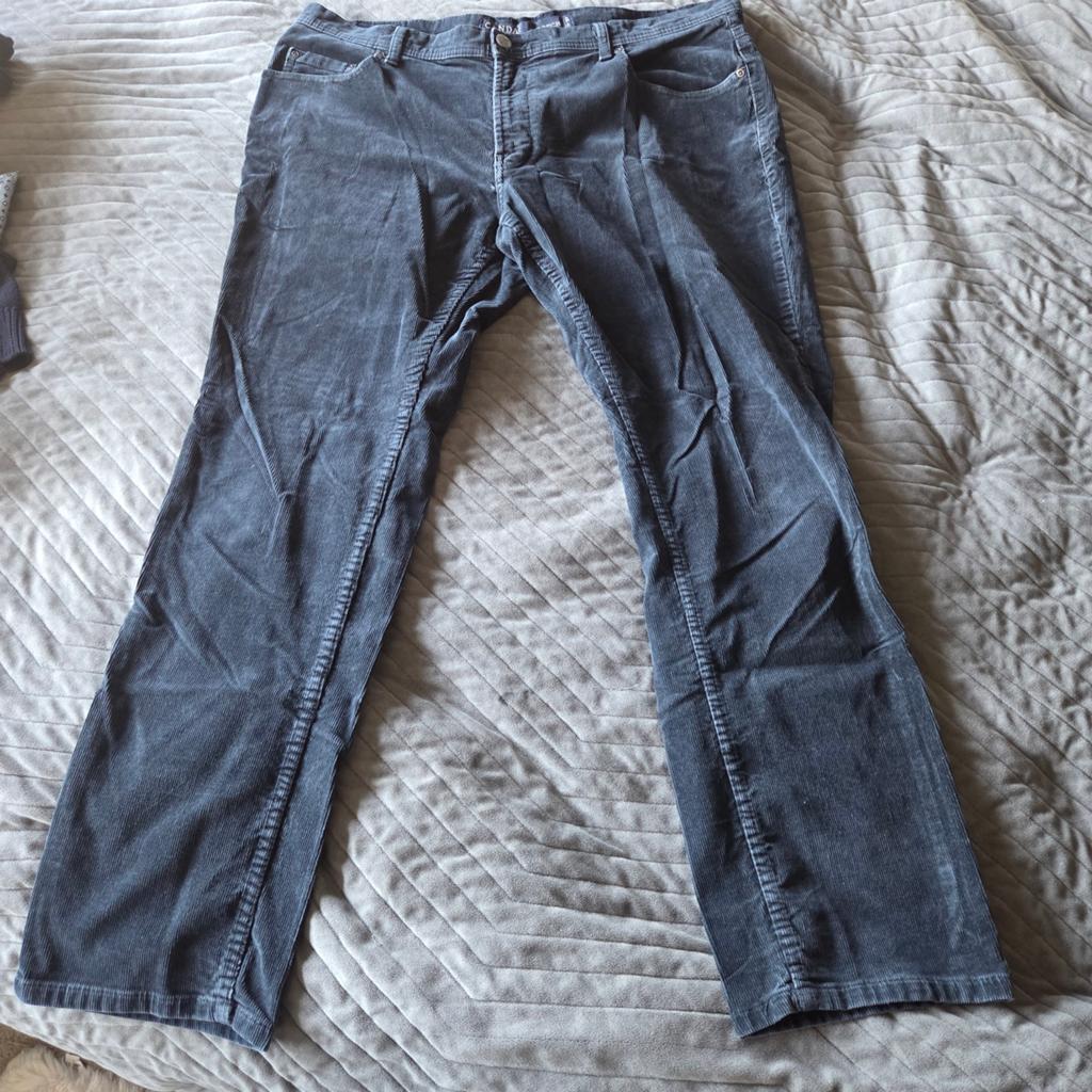 Canda Stretch Corduroy Broek Maat W40 L32, Kleding | Heren, Blauw, Overige maten, Ophalen of Verzenden, Zo goed als nieuw