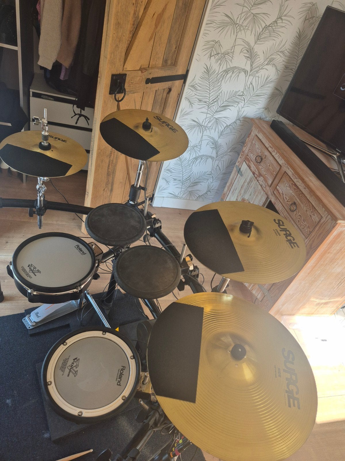 Alesis Surge Cymbals, Hi-hat & Ride, Ophalen, Gebruikt, Drums of Percussie