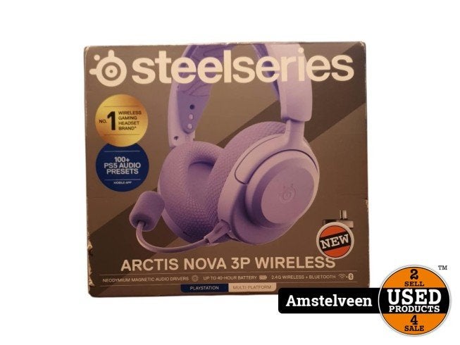 SteelSeries Arctis Nova 3P Wireless Headphones | Purple |New, Flex Ltd., Nieuw, https://flex.com/contact-us, Nobelstraat 10, 5807 GA Oostrum LB, Limburg, Nederland