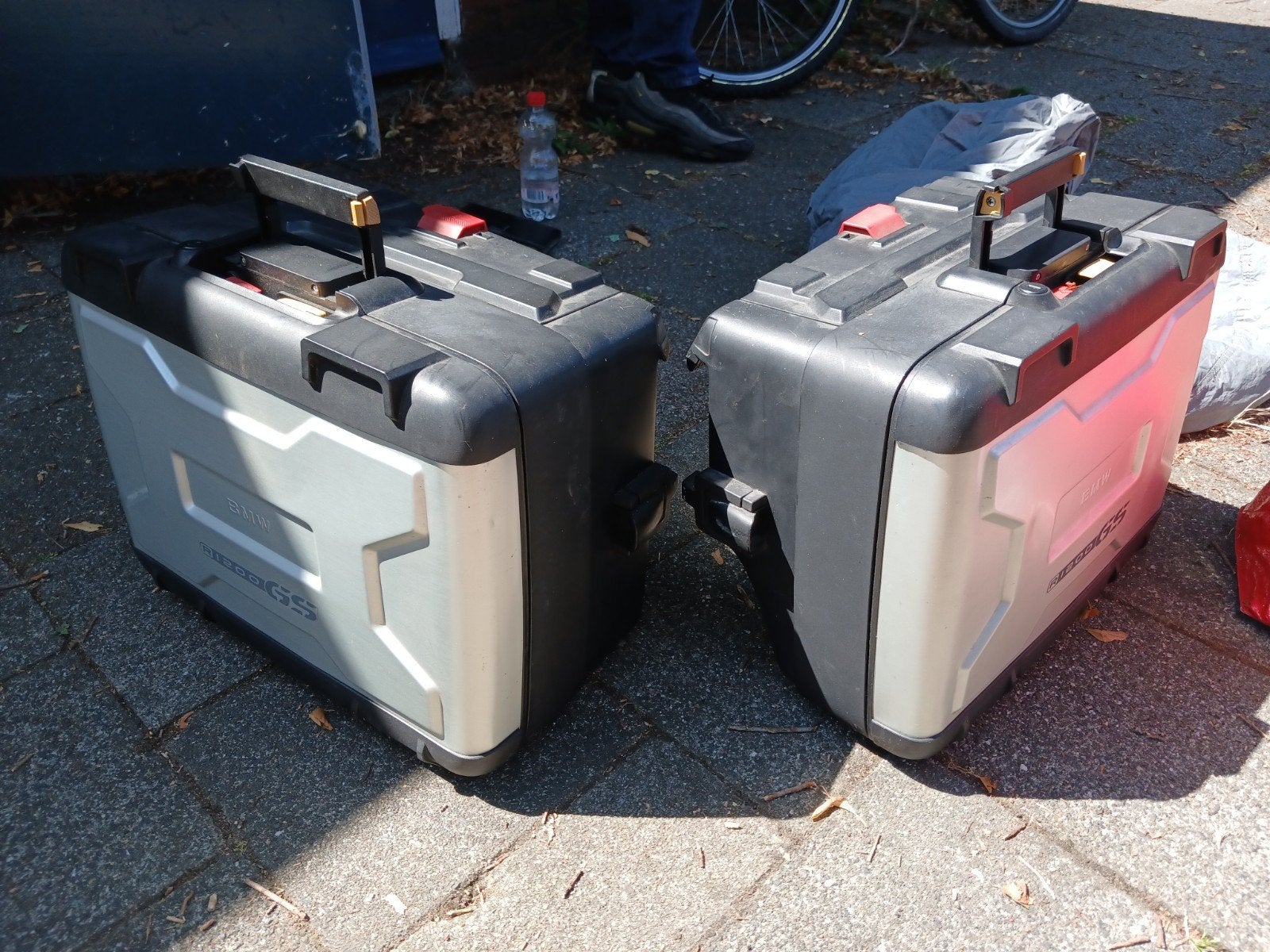 BMW R 1200 GS Vario koffers, binenntas, achter vleugel /rek, Ophalen, Gebruikt