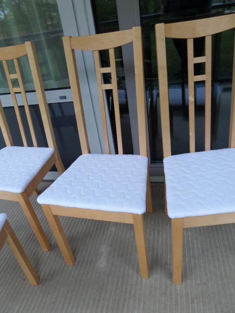 eetkamerstoel - ikea aron - berken - 4 stuks, Ophalen, Gebruikt, Bruin, Vier