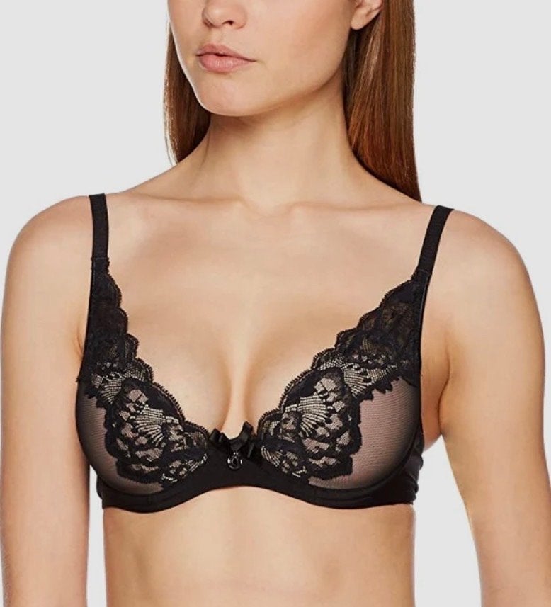 Chantelle BH 65G - Lichtblauw met kant, Verzenden, Blauw, BH