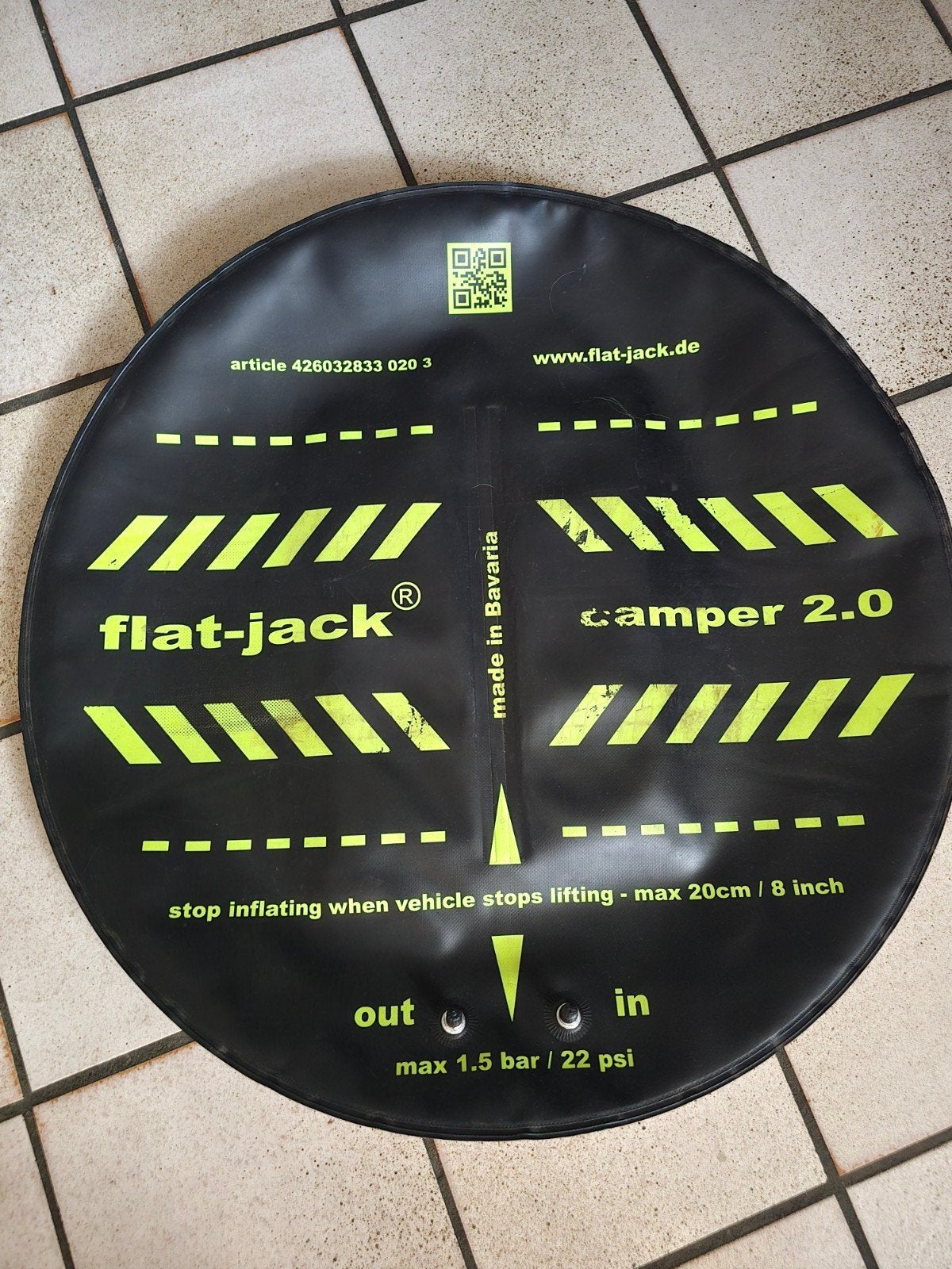 Flat-Jack Camper 2.0 Leveling Kussen, Ophalen, Zo goed als nieuw