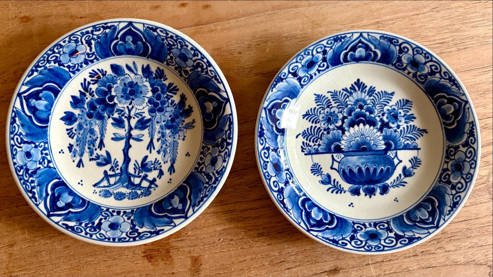 Delfts Blauwe wandbordjes, Ophalen of Verzenden