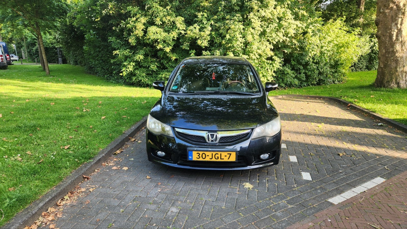 Honda Civic 1.3 Vtec Hybrid 4DR C-tr. 2009 Zwart, Auto's, Honda, Electronic Stability Program (ESP), Zwart, Zwart, Origineel Nederlands