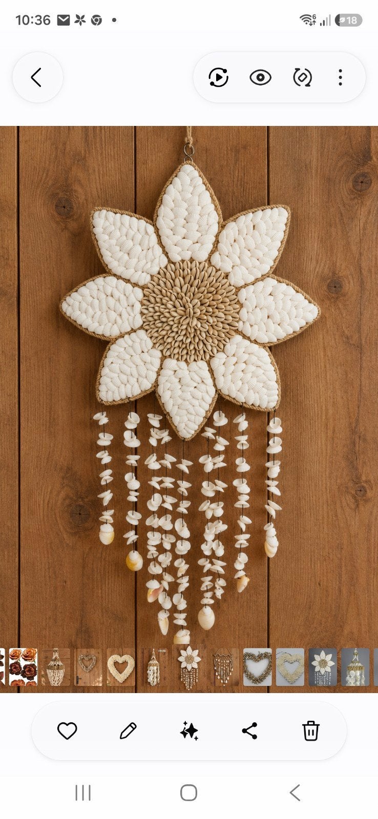 Bali/ ibiza stijl wandbord, Huis en Inrichting, Nieuw, Ophalen of Verzenden, Natuurlijk materiaal, Nvt